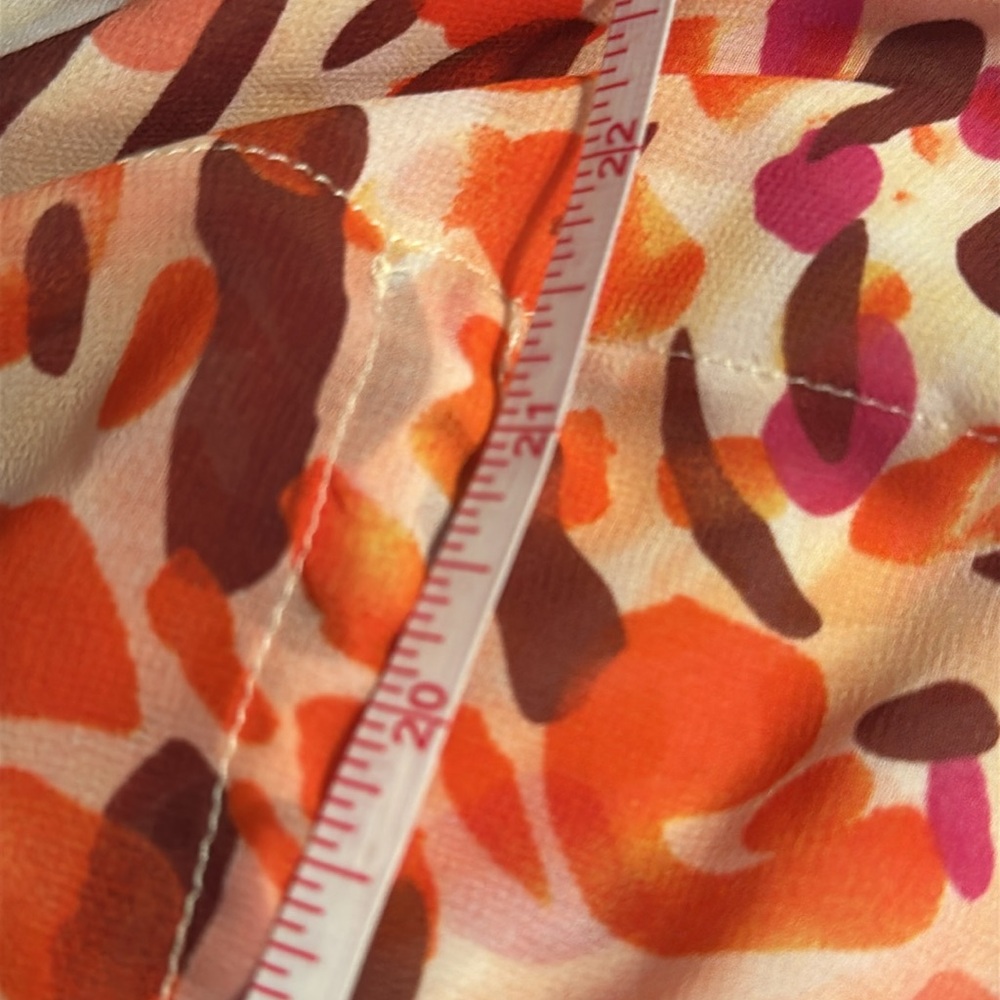 JustFab Animal Print Coverup size Medium 🧡💛 - Picture 11 of 13